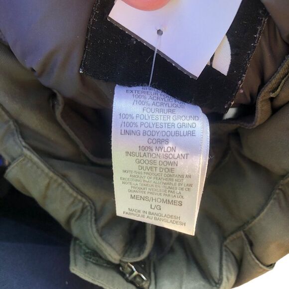 Vintage The North Face Hyvent Goose Down Jacket Large Green - Picture 11 of 16